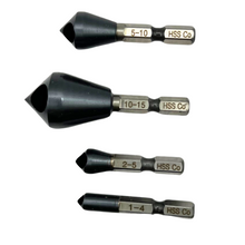 Load image into Gallery viewer, Chamfering tool bits suited for drill or electric screwdriver.