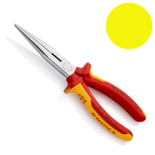 Load image into Gallery viewer, KNIPEX Long Nose Pliers with Cutter (26 16 200)