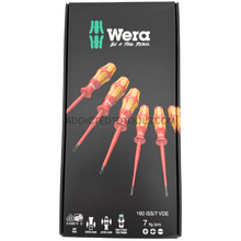 Load image into Gallery viewer, Wera 160 iSS/7 Kraftform Plus Series 100 Screwdriver 7 Piece Set