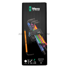Load image into Gallery viewer, WERA Hex-Plus Multicolour L-Key Set - 9 Piece