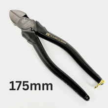 Load image into Gallery viewer, Fujiya Offset Heavy Duty Nippers – Thin Blade, Black/Gold – 175mm & 200mm
