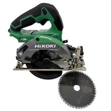 Load image into Gallery viewer, Hikoki 125mm saw w/ removable side bottom plate C3605DB
