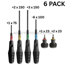 Load image into Gallery viewer, ANEX Screw Breaker screwdrivers. 6 Different Types