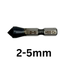 Load image into Gallery viewer, Chamfering tool bits suited for drill or electric screwdriver.