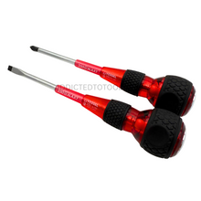 Load image into Gallery viewer, VESSEL 250-2PS-GBL Safety Penetrating Ball Grip Driver, Galaxy colours, 2 Pack +2 x 100/-6 x 100 250-2PS