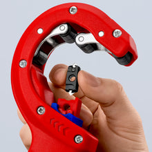 Load image into Gallery viewer, *PRE-ORDER* KNIPEX 90 23 02 BK - Pipe cutter for thick-walled plastic pipes 202 mm