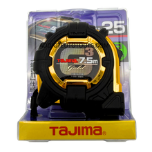 Load image into Gallery viewer, TAJIMA G3 Gold Lock Tape Measure 7.5m x 25mm – G3GL25-75SBL - Metric and Imperial