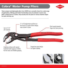 Load image into Gallery viewer, Knipex mini cobra pliers and side cutters with pouch - 00 20 72 V02