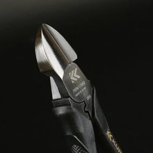 Load image into Gallery viewer, Fujiya Offset Heavy Duty Nippers – Thin Blade, Black/Gold – 175mm & 200mm