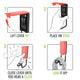 Load image into Gallery viewer, Gator Magnetics 4" Open Hook - Black, Red and White