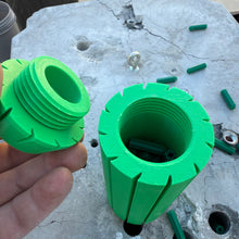 Load image into Gallery viewer, THE LARGE WALL PLUG Container Green, Red, Blue, White