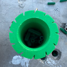 Load image into Gallery viewer, THE LARGE WALL PLUG Container Green, Red, Blue, White