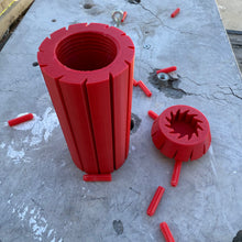 Load image into Gallery viewer, THE LARGE WALL PLUG Container Green, Red, Blue, White