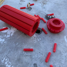 Load image into Gallery viewer, THE LARGE WALL PLUG Container Green, Red, Blue, White