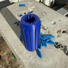 Load image into Gallery viewer, THE LARGE WALL PLUG Container Green, Red, Blue, White