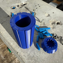 Load image into Gallery viewer, THE LARGE WALL PLUG Container Green, Red, Blue, White