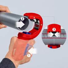 Load image into Gallery viewer, *PRE-ORDER* KNIPEX 90 23 02 BK - Pipe cutter for thick-walled plastic pipes 202 mm
