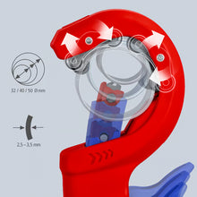Load image into Gallery viewer, *PRE-ORDER* KNIPEX 90 23 02 BK - Pipe cutter for thick-walled plastic pipes 202 mm