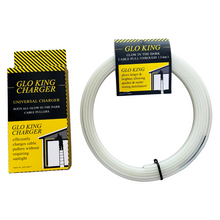 Load image into Gallery viewer, GLO KING Tongue / Charger -Glow in the dark Cable Pull-through
