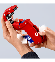 Load image into Gallery viewer, KNIPEX 90 23 02 BK - Pipe cutter for thick-walled plastic pipes 202 mm
