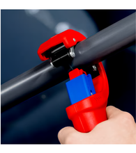 Load image into Gallery viewer, KNIPEX 90 23 02 BK - Pipe cutter for thick-walled plastic pipes 202 mm