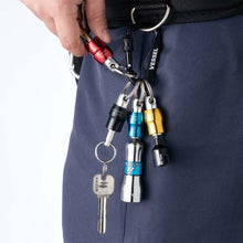 Load image into Gallery viewer, Vessel Bit Holders Keyring QB-K3C quick catcher three holders with carabiner
