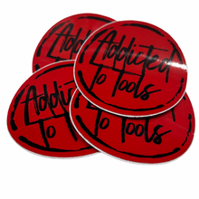 Load image into Gallery viewer, Addicted To Tools stickers | 4 pack