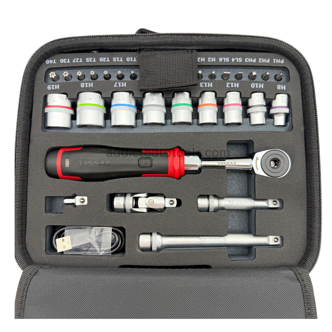 Vessel Electric Slim Ratchet Kit 400ER3-1M