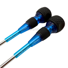 Load image into Gallery viewer, VESSEL 250-2PS-GBL Safety Penetrating Ball Grip Driver, Galaxy colours, 2 Pack +2 x 100/-6 x 100 250-2PS
