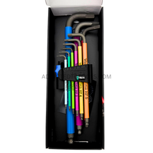 Load image into Gallery viewer, WERA Hex-Plus Multicolour L-Key Set - 9 Piece
