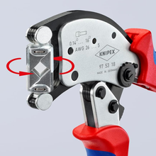 Load image into Gallery viewer, KNIPEX Twistor16® Self-Adjusting Crimping Pliers (97 53 18)
