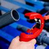 *PRE-ORDER* KNIPEX 90 23 02 BK - Pipe cutter for thick-walled plastic pipes 202 mm