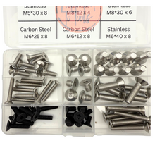 Load image into Gallery viewer, Assorted Socket Screws/Bolts - Stainless &amp; Carbon Steel
