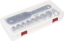 Load image into Gallery viewer, Anex AOA-19S2 Offset Adaptor Socket Set 12 Pieces + AOA-19BAS
