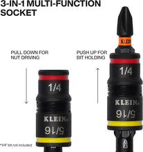 Load image into Gallery viewer, Klein Tools 5-in-1 Metric Impact Rated Flip Socket Set

