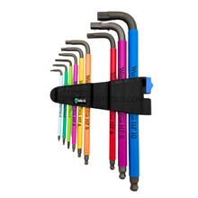 Load image into Gallery viewer, WERA Hex-Plus Multicolour L-Key Set - 9 Piece
