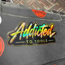 Load image into Gallery viewer, Addicted To Tools Sticker Normal/Holographic
