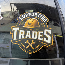 Load image into Gallery viewer, Supporting the trades stickers
