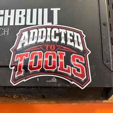 Load image into Gallery viewer, Addicted To Tools Block Letter Sticker
