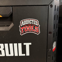 Load image into Gallery viewer, Addicted To Tools Block Letter Sticker
