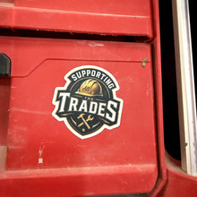 Load image into Gallery viewer, Supporting the trades stickers
