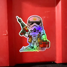 Load image into Gallery viewer, trooper addicted to tools sticker
