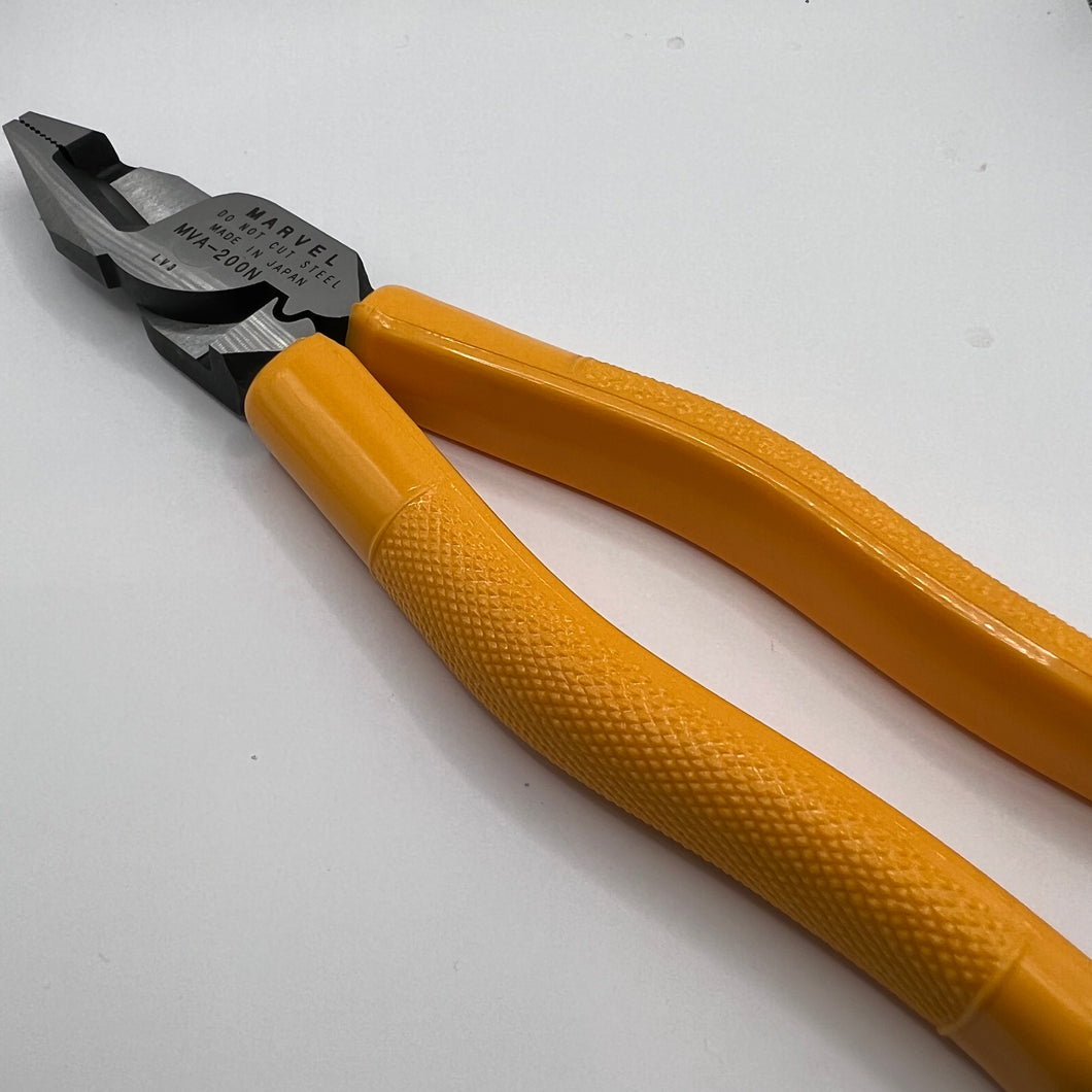 Marvel Pliers - CrossCut- MVA-200N - yellow/orange handle