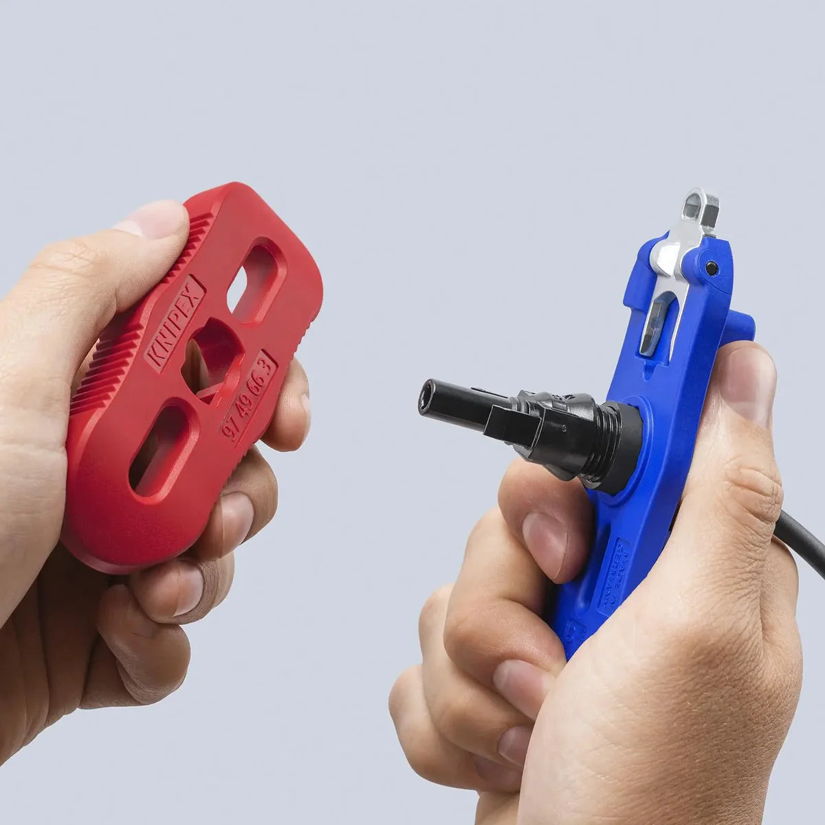 KNIPEX 97 49 66 3 - Mounting tool set for MC4® / MC4® Evo 2