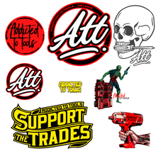 Load image into Gallery viewer, Addicted To Tools Sticker Pack
