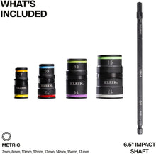 Load image into Gallery viewer, Klein Tools 8-in-1 Metric Impact-Rated Flip Socket Set – 32934M
