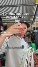 Load and play video in Gallery viewer, Fujiya 600-240 Cable Handy Cutter (240mm) Parrot Beaks
