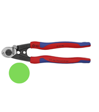 Load image into Gallery viewer, KNIPEX 95 62 190 - Wire Rope Cutter forged head polished, handles with multi-component grips
