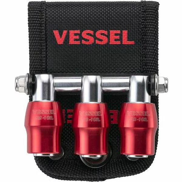 VESSEL QB-22DG Ball Grip Quick Catcher - Porte-Embout Magnétique Vert Terne - Neuf