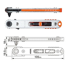 Load image into Gallery viewer, VESSEL TD-76 Ultra Thin Plate Ratchet Driver Straight Type
